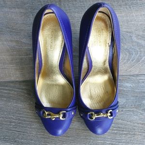 Coach ultraviolet pumps